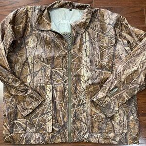 Avery Sporting Dog ASD 2XL Camouflage Camo Jacket Windbreaker Hunting Fishing